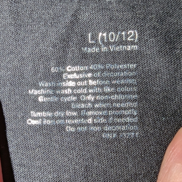 SO Black Tee with Sequin Unicorn Design - Picture 8 of 8